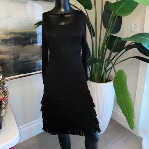 Calvin Klein Dress with fringe bottom! Brand new/still has tags!